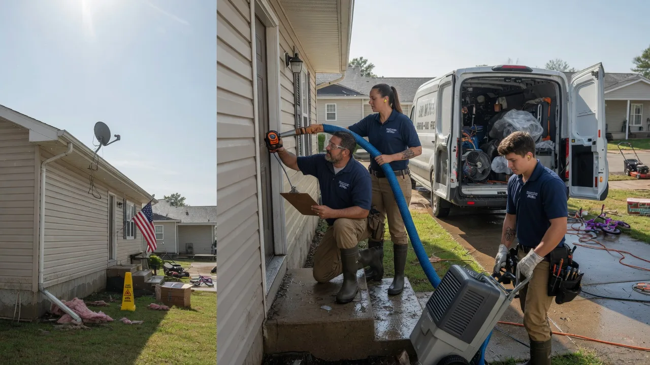 Ceiling Water Damage Restoration in Saint Charles, SD near me
